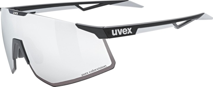 Uvex Sports pace perform CV (Nero opaco, colourvision serious silver)