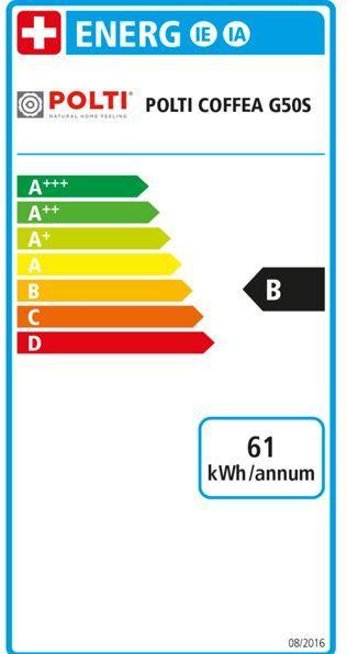 Energie-Label Polti COFFEA G50S