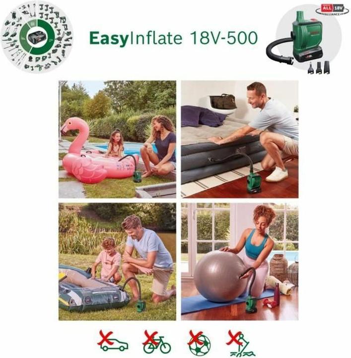 Produktbild Bosch Home & Garden EasyInflate 18V-500