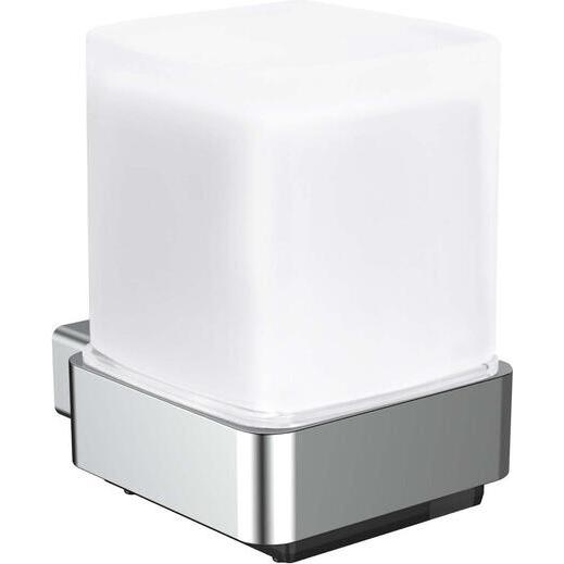 Emco, Seifenspender + Seifenschale, loft Sensor-Seifenspender, satiniertes Kristallglas