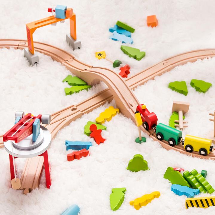 Actual product image Classic World Railroad set