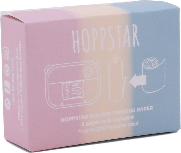 Actual product image Hoppstar Coloured paper roll refill pack of 3 for Artist camera (1 x)