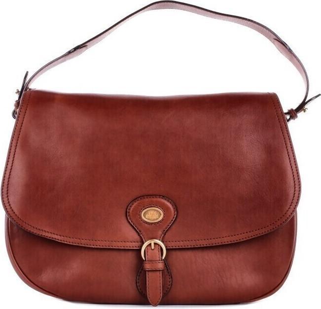 Immagine prodotto The Bridge Isadora - Schultertasche aus Leder mit Frontkappe