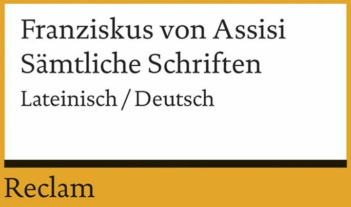Nährwerte und Zutaten Sämtliche Schriften (Deutsch, Franz von Assisi, 2014)