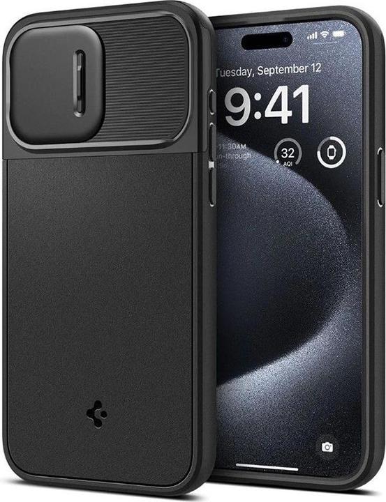 Produktbild Spigen Optik Armor Mag Magsafe Iphone 15 Pro Black (Apple iPhone 15 Pro)