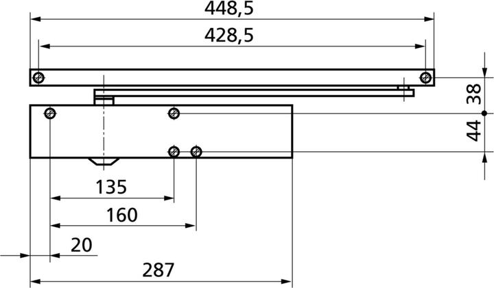 Produktbild Geze TS 5000 (Zimmertür, Eingangstür, Holztür, Balkontür, Indoor)