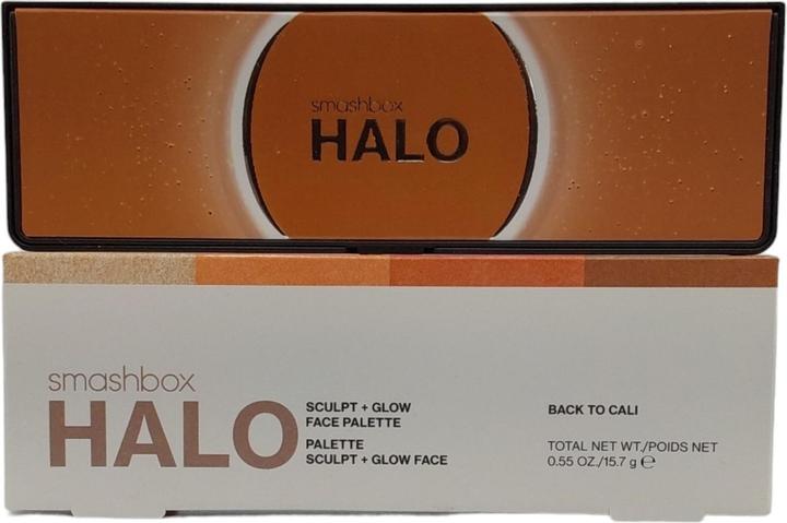 Produktbild Smashbox Halo Sculpt + Face Palette Cali (BEACH DAY, C Pop, Cheers Babe, Rose Bold, Bronzer, Highlighter, 15.70 g)
