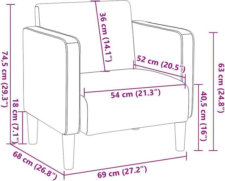 Immagine prodotto vidaXL Sessel