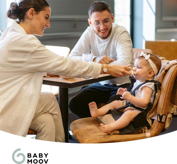 Actual product image Babymoov Moov & Boost adaptable baby carrier - Hazelnut beige