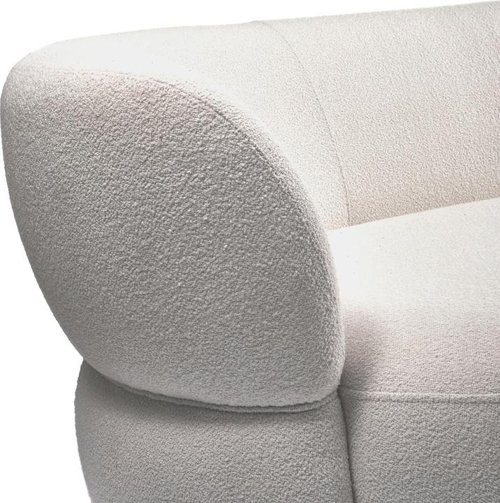 Image du produit Rivièra Maison San Remo Sofa Arm Left 3,5 Seater, peluche bouclé, natural grey