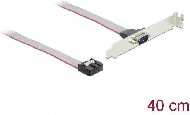 Produktbild Delock Slotblech 1x COM zu COM (RS232) Header (0.40 m)