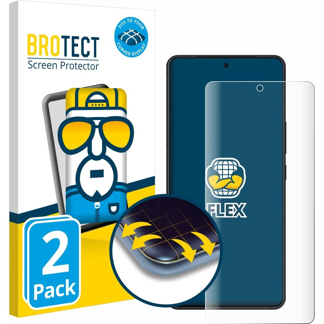 Thumbnail - BROTECT Fullscreen Schutzfolie Displayschutz Folie Klar Transparent (2 Stück, Asus ROG Phone), Smartphone Schutzfolie, T...