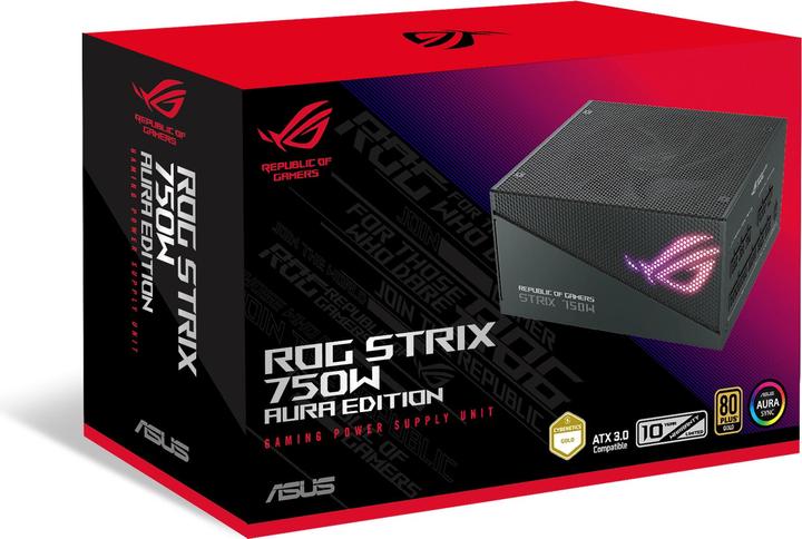 Produktbild ASUS PSU ROG STRIX 750W Gold Aura Edition (750 W)