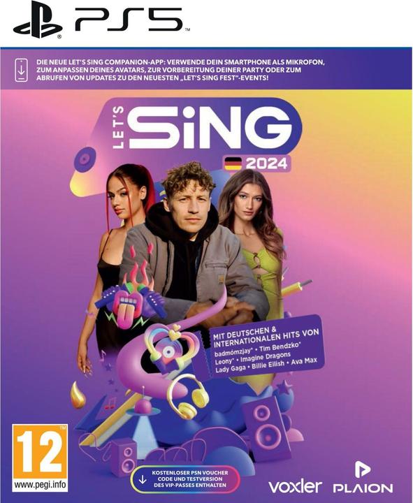 Plaion Let's Sing 2024 German Version (PS5, DE)