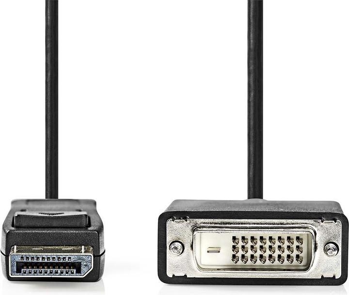 Actual product image Nedis DisplayPort cable | DisplayPort male | DVI-D 24+1-pin male | 1080p | Nickel-plated | 2.00 m (2 m)