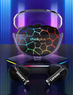 Actual product image Lenovo LP80PRO LED TWS earphones (black) (No noise cancellation, 4 h, Wireless)