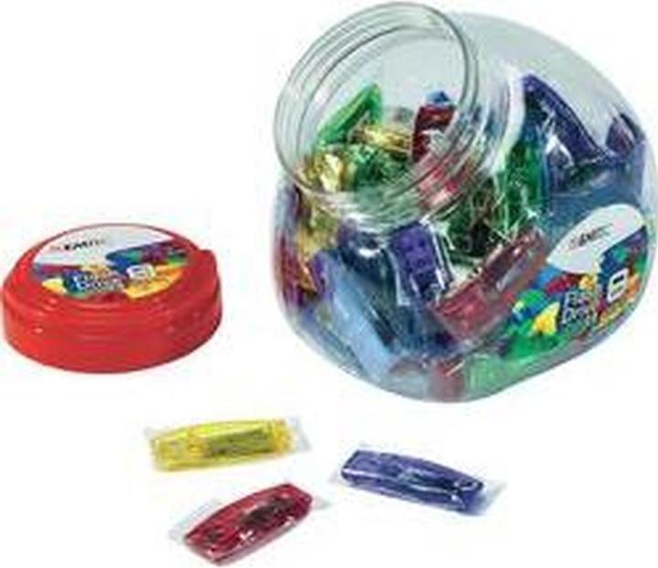 Blau, Rot, Grün, Gelb, Lila