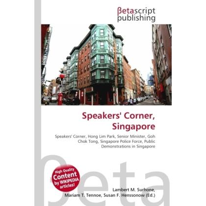 Speakers' Corner, Singapore, Fachbücher