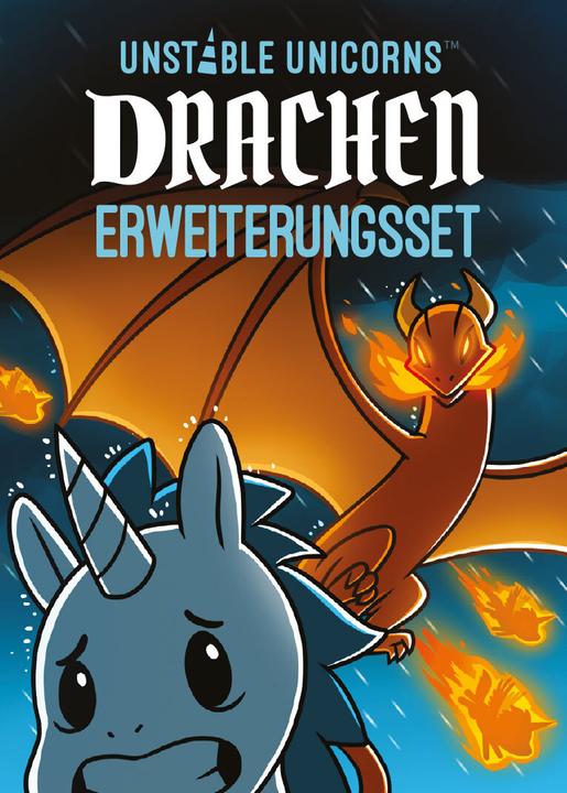Actual product image Unstable Games Unstable Unicorns - Dragons, for 2-8 players, from 8 years (EN expansion) (German, 2 - 8 Players)
