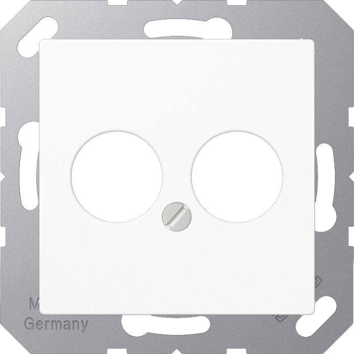 Actual product image JUNG Central plate LS 2f A aws glz Schraubbef A562-2BFWW