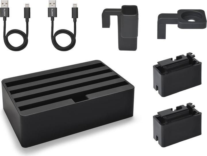Actual product image Alldock Charging Station Set Apple Medium black