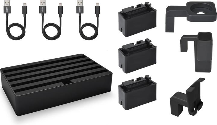 Actual product image Alldock Charging Station Set Large Apple black