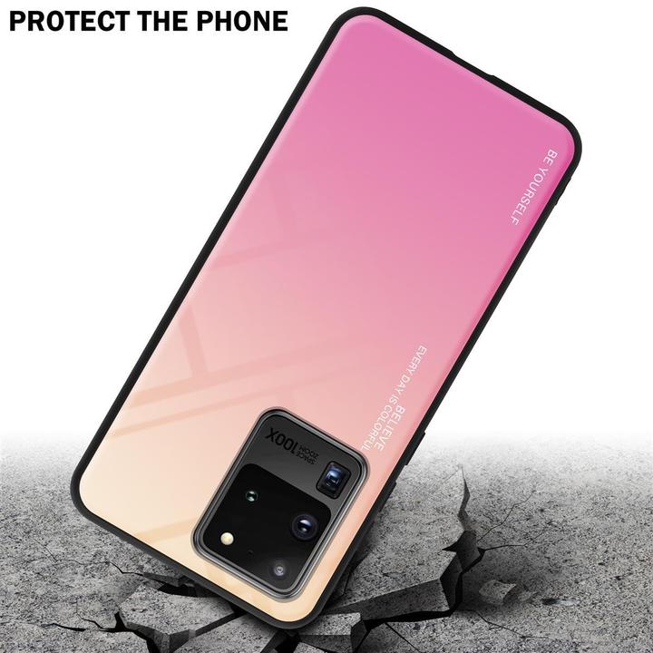 Produktbild Cadorabo TPU 2 Farben Glas Cover (Samsung Galaxy S20 Ultra)