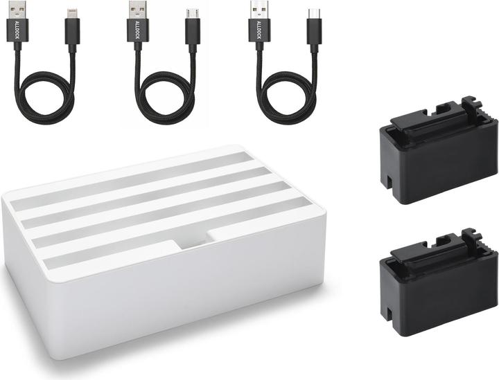 Immagine prodotto Alldock Set stazione di ricarica Bianco medio