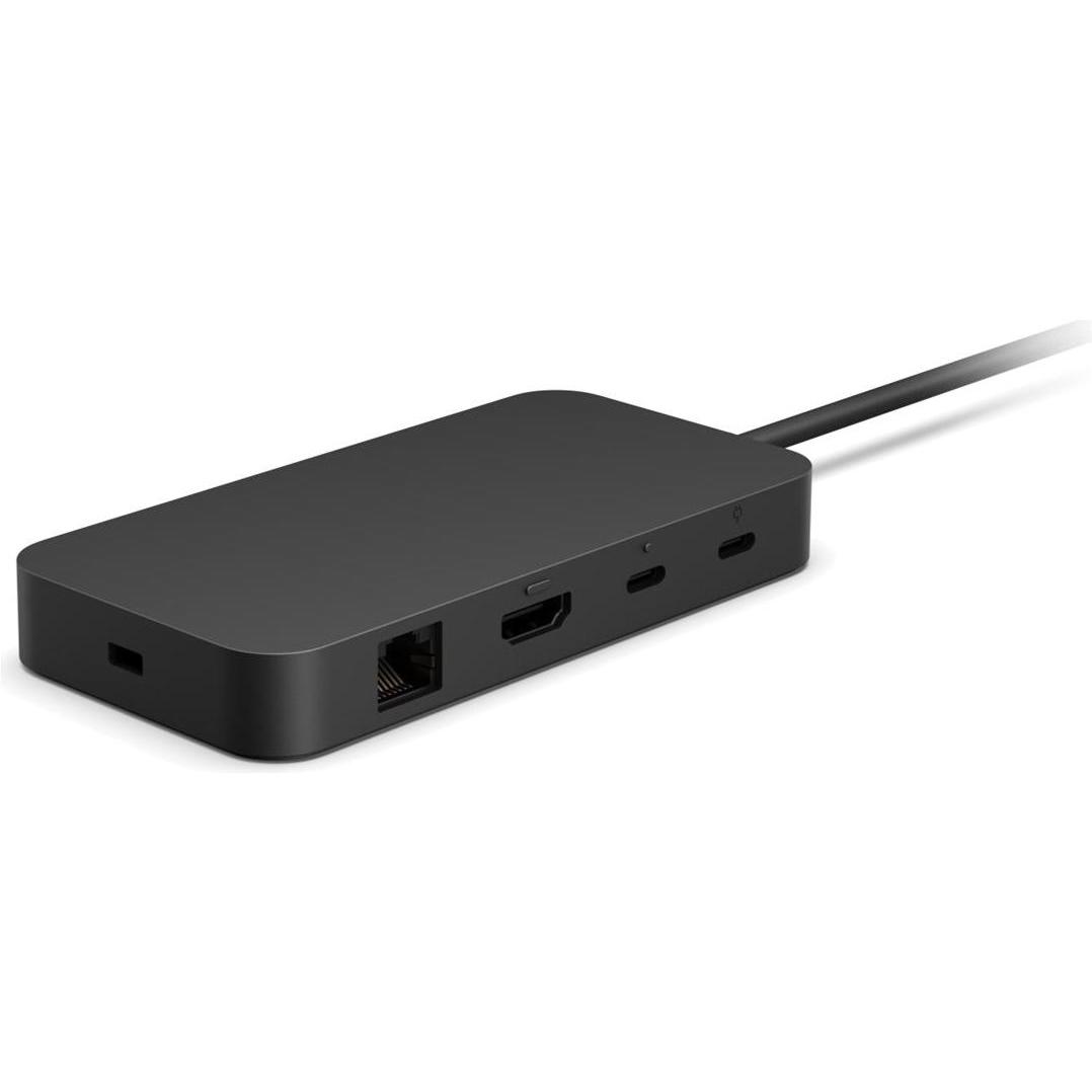 Microsoft Demo Surface USB4 Dock Western Europe Blsck (USB-C), Docking station + Hub USB, Nero
