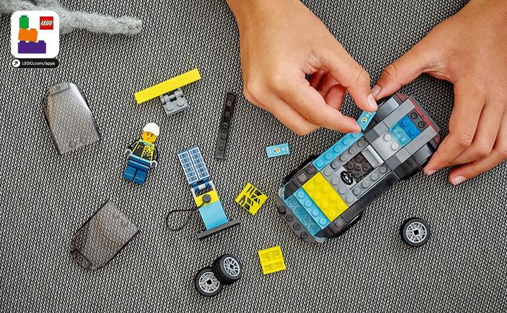 Produktbild LEGO Elektro-Sportwagen (60383, LEGO City)