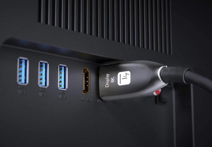 Image du produit Techly Câble à fibre optique HDMI 8K 60Hz AOC 10m (10 m)