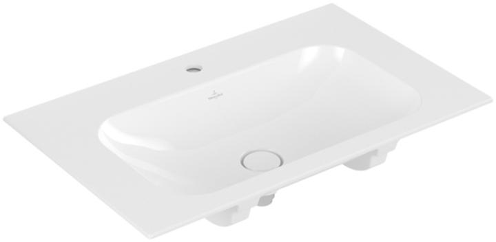 Villeroy & Boch V&B Cabinet washbasin FINION w. concealed ÜL ViFlow 800x500mm we C+ (500 mm, 800 mm)