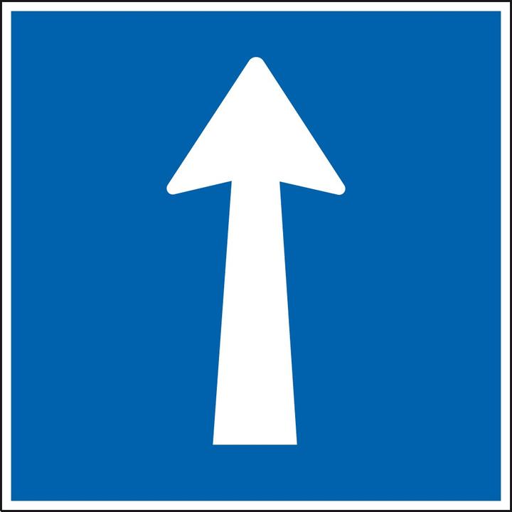 Image du produit Moravia Signal d'indication 4.08, R1, voie à sens unique