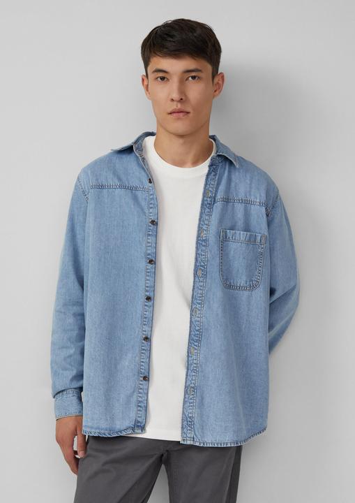 Immagine prodotto s.Oliver Hemd Regular Fit: Lässiges Jeanshemd aus Baumwolle (S)