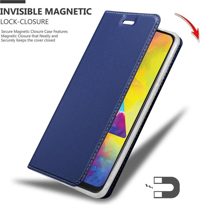 Produktbild Cadorabo Book Classy Style Cover (Samsung Galaxy M30s, Samsung Galaxy M21)
