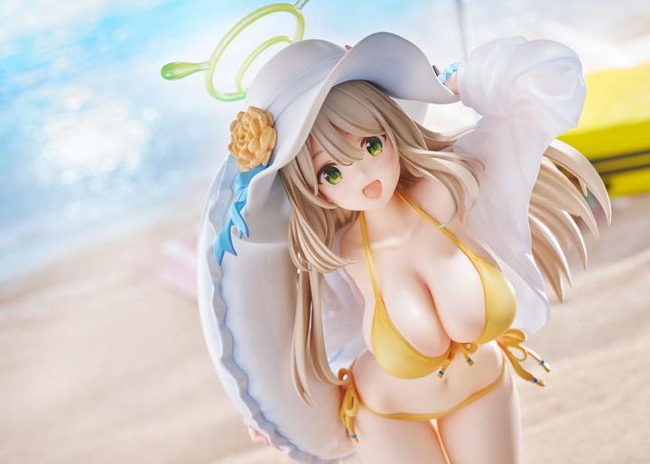 Actual product image Amakuni Blue Archive PVC Statue 1/7 Nonomi Swimsuit Ver. 27 cm