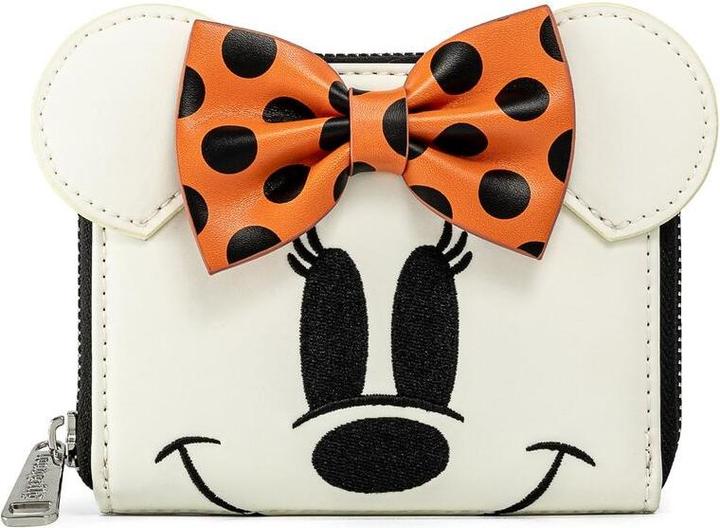 Actual product image Funko Loungefly: Disney - Ghost Minnie Mouse Glow in the Dark Cosplay Zip Around Wallet
