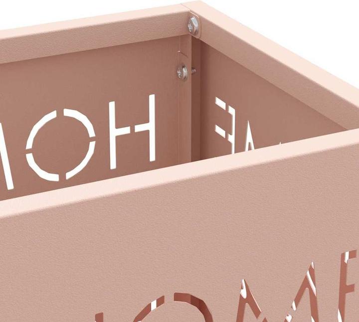 Immagine prodotto vidaXL Portaombrelli Rosa Metallo Medio Intarsi decorativi