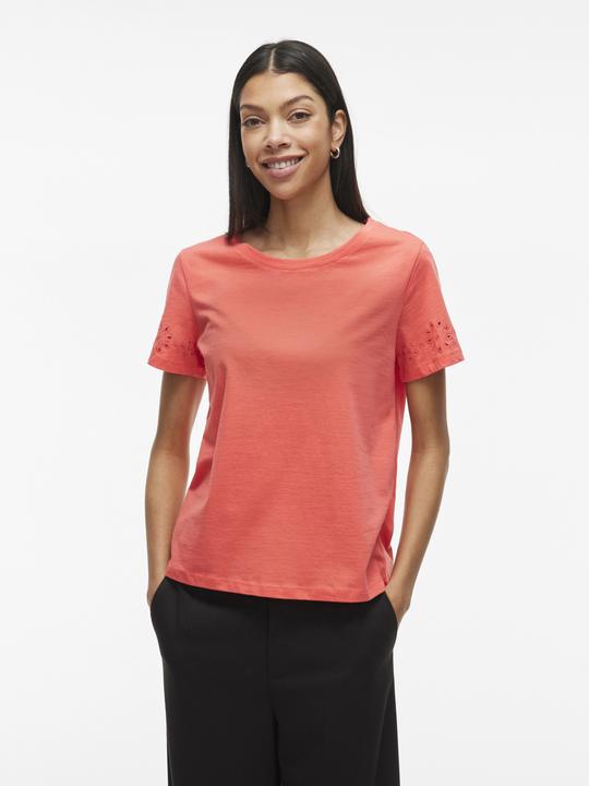 Produktbild Vila Rundhals Oberteil mit kurzen Ärmeln (S)