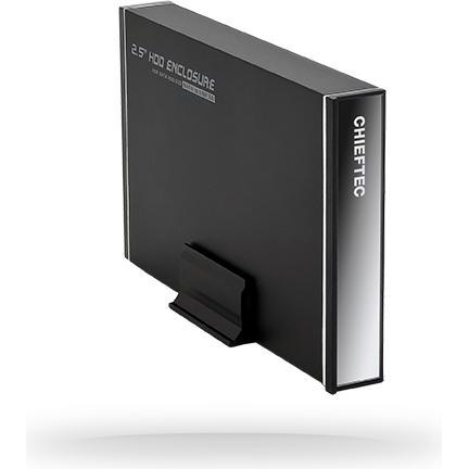 Chieftec CEB-7025S Festplatte (2.5"), Festplattengehäuse, Schwarz