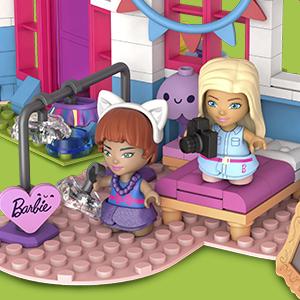 Actual product image Mega Bloks Mega Construx - Barbie playset bundle