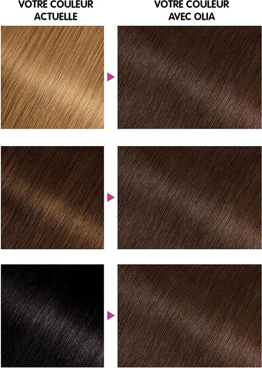 Image du produit Garnier Fondant Châtain Clair Olia sans ammoniaque à base d'huile de châtaignier Dye Hair 1 Count (5.0 marron clair)
