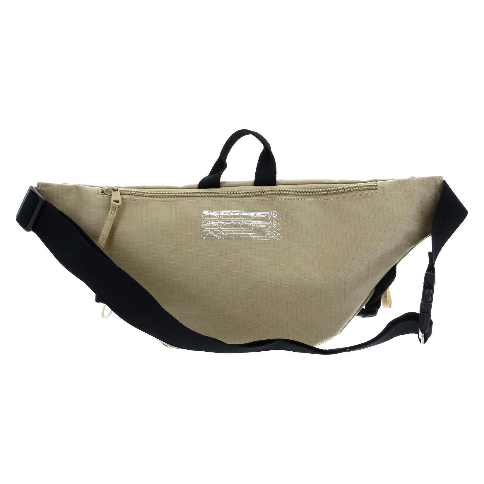 Lacoste, Herren, Bauchtasche, Waist Bag, Schwarz, Beige