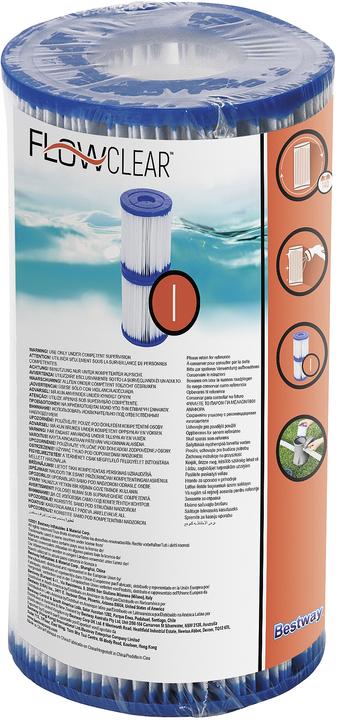 Actual product image Bestway filter cartridge