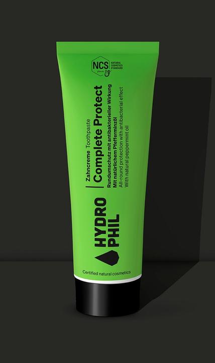 Actual product image Hydrophil Complete Protect toothpaste with fluoride (75 ml)