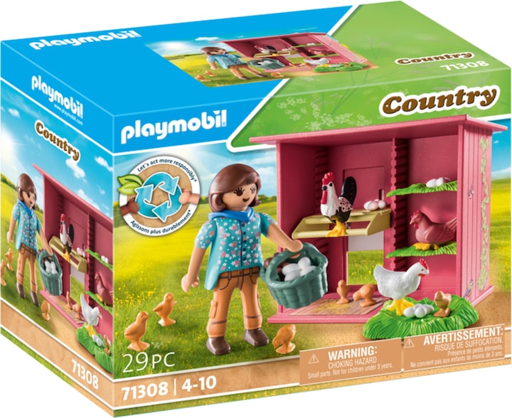 Image du produit Playmobil Poules avec poussins (71308, Playmobil Country)