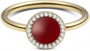 Produktbild Daniel Wellington Gold-Plated Ring With Red Agate And Crystals - Audrey Dw0040125 (56)