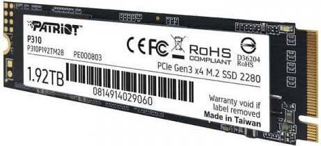 Produktbild Patriot P310 (960 GB, M.2 2280)