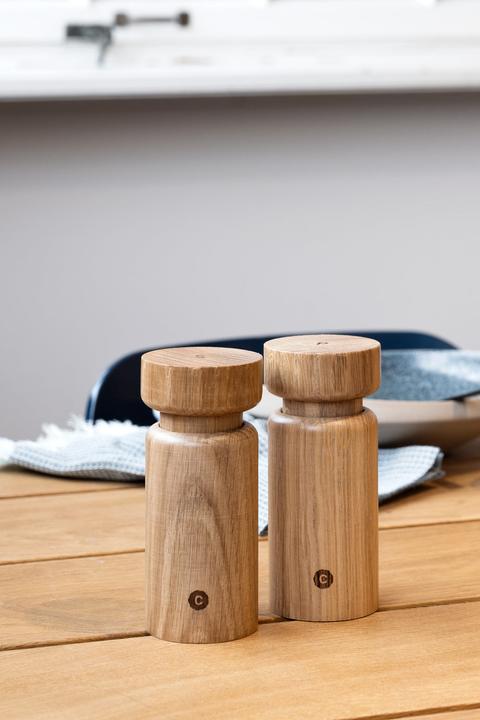 Actual product image Crush Grind Spice mill Helsinki 2 pieces, 13 cm, light brown (Various spices)