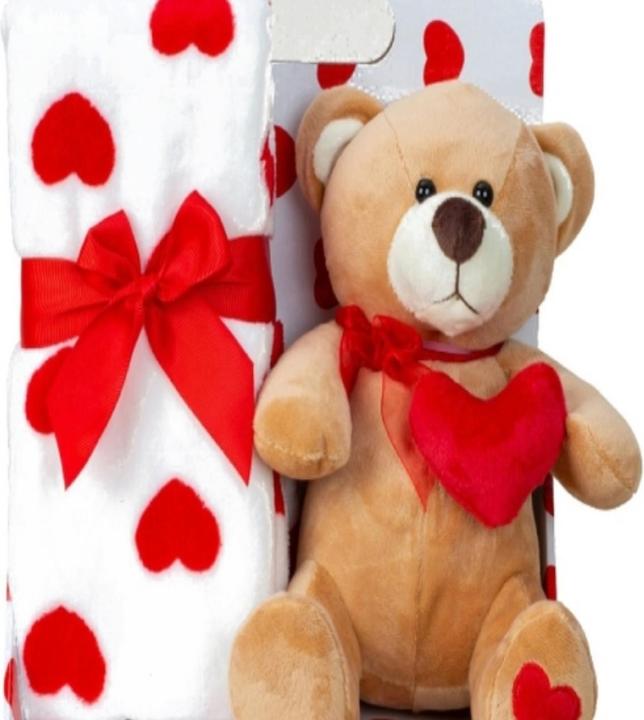 Image du produit IKO Ours en peluche avec coeur dans la main h=23cm ave (23 cm)